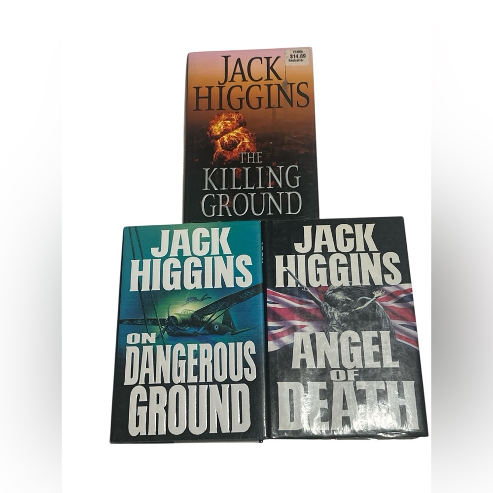 Jack Higgins Hardback Book Lot (3)